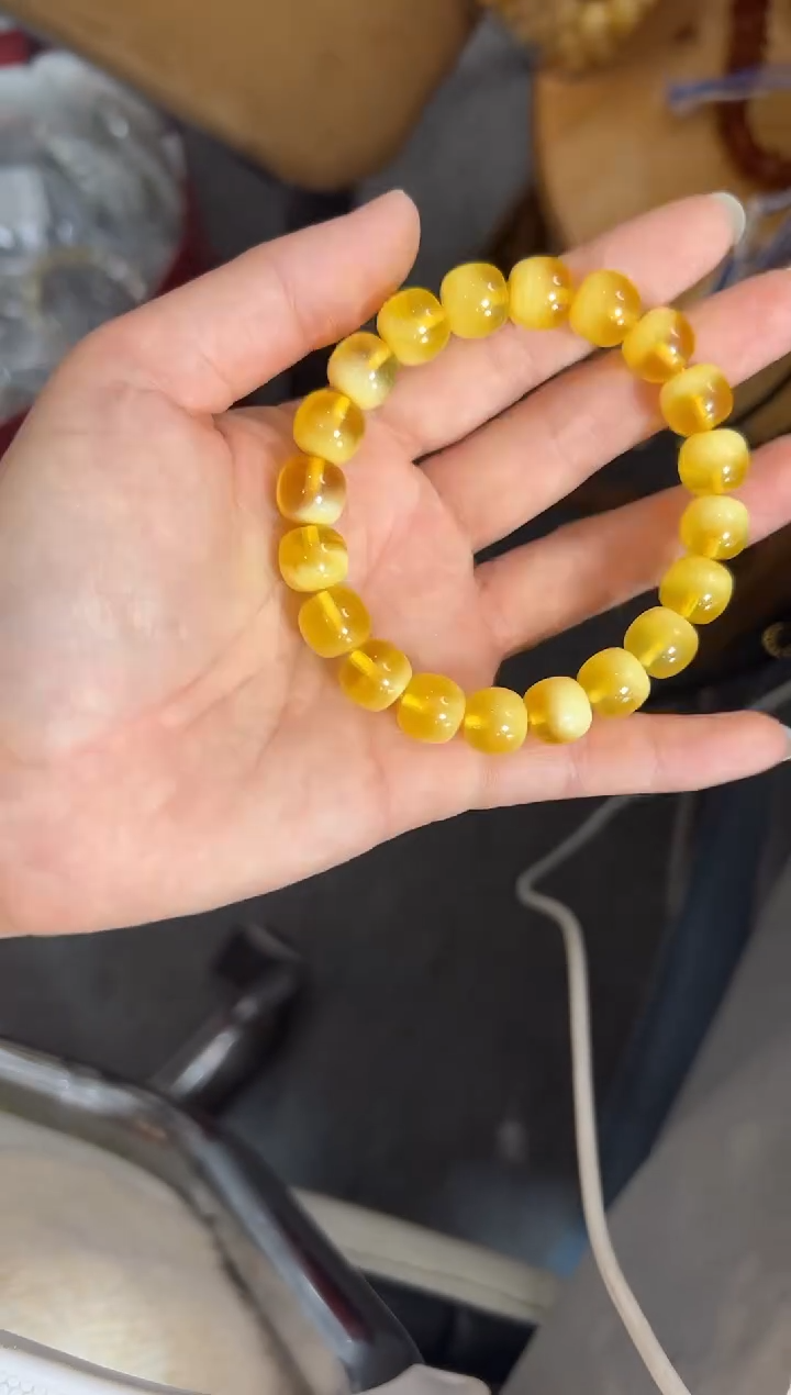 【闪购商品】蜜蜡裸石未镶嵌蜜蜡手串