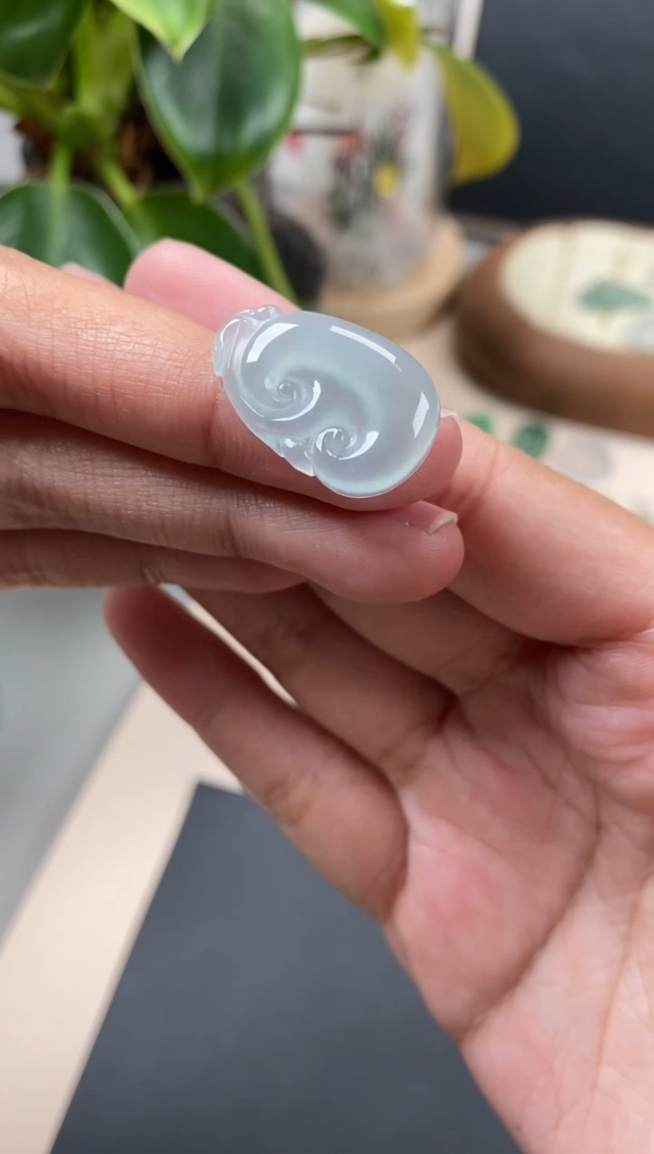 【闪购商品】翡翠颈饰未镶嵌翡翠冰晴如意