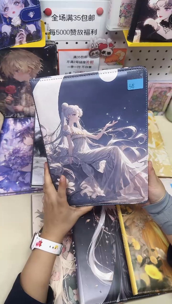 16k皮面本彩页本--16k---美战月神