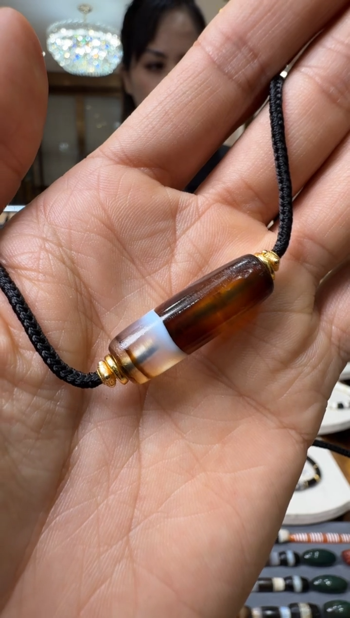 【闪购商品】玛瑙/玉髓珠宝半成品未镶嵌玛瑙珠项链