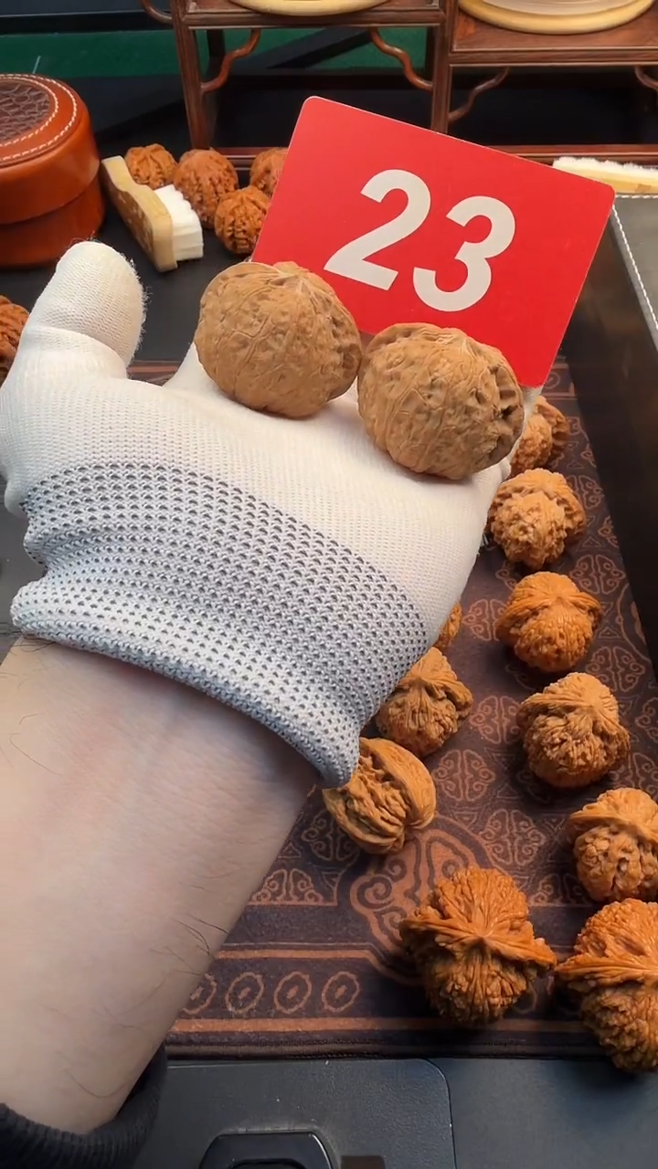 把件文玩核桃42南瓜墩