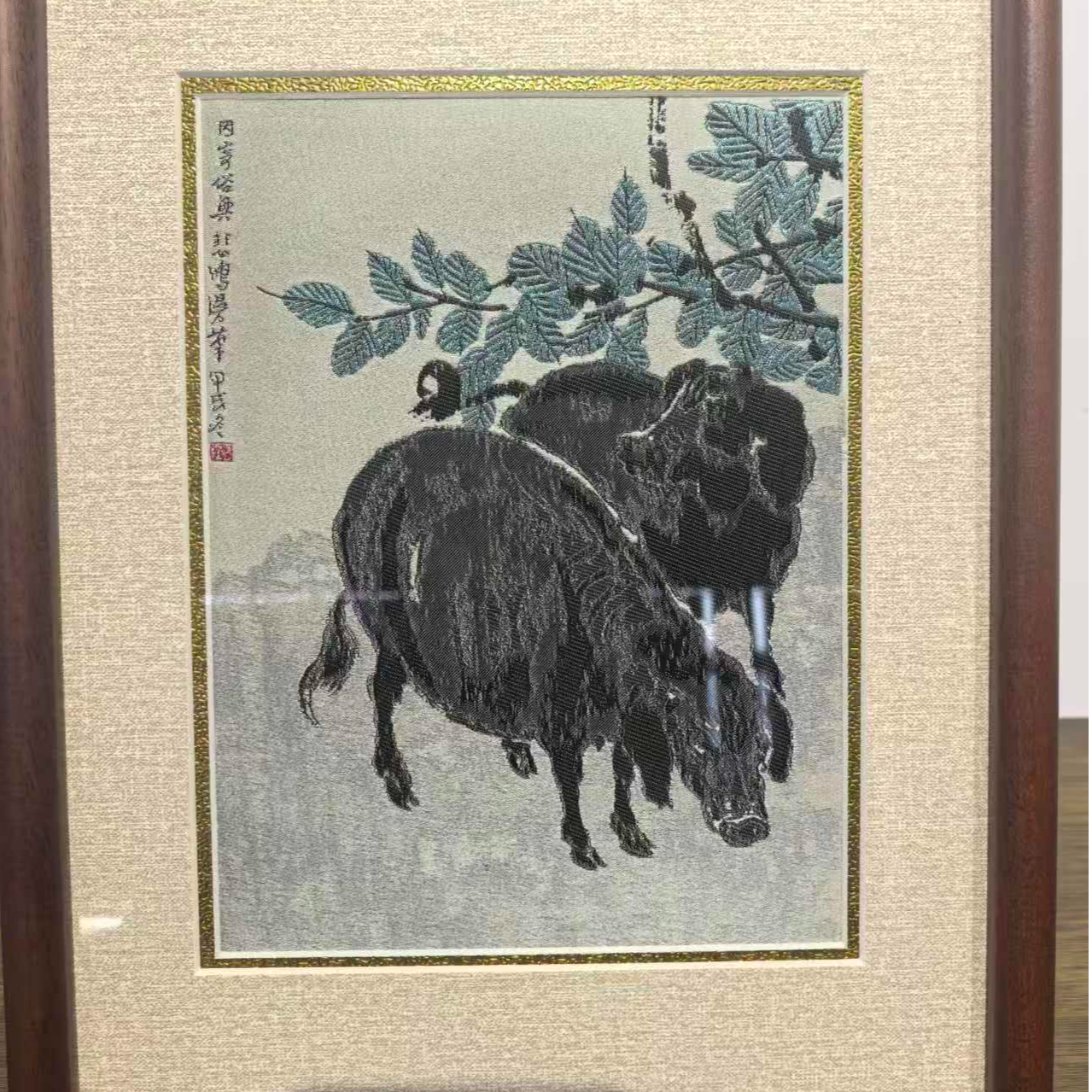 【唐姐姐】蜀锦桑梓野猪图（猪）