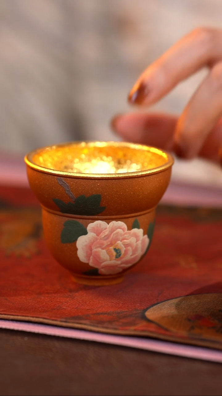 茶杯紫砂【宜景窑系列】杯子