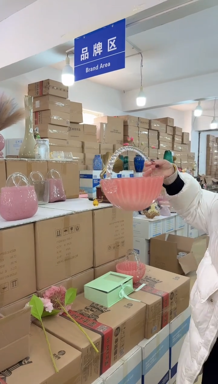 【闪购商品】无铅玻璃洛芙花器-d-早3