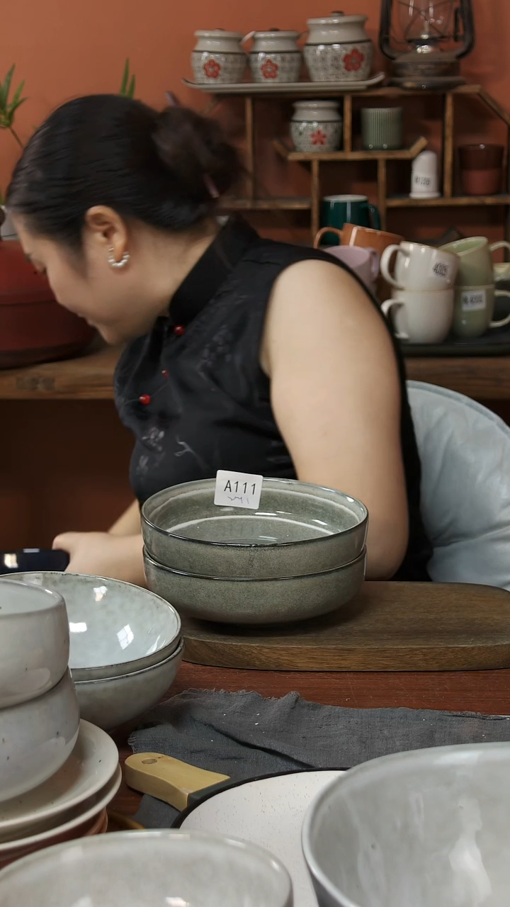 陶瓷走*A111陶瓷碗2件套微瑕