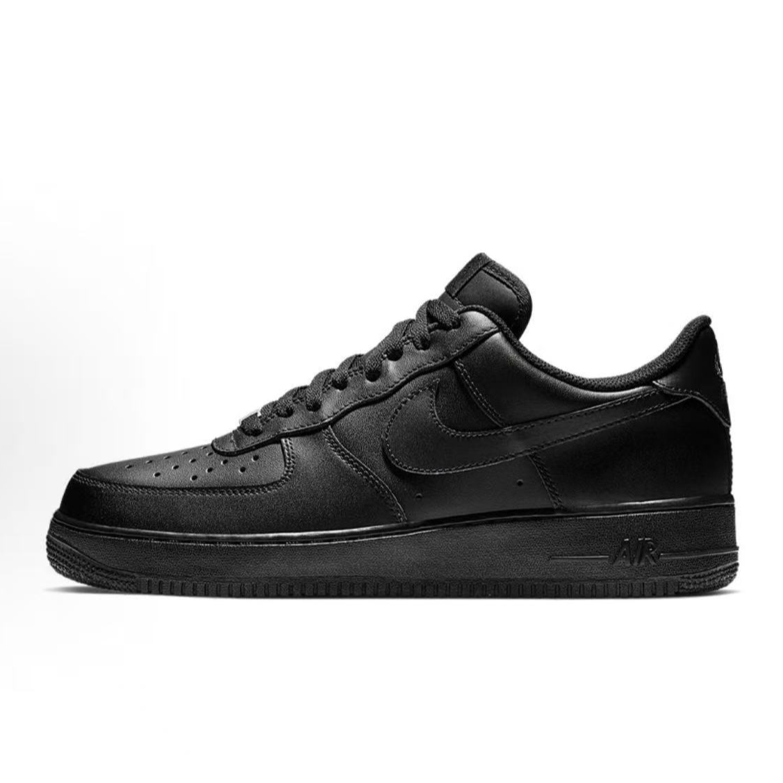 NIKE/耐克AirForce1黑武士复古耐磨低帮板鞋男女同款黑CW2288-001