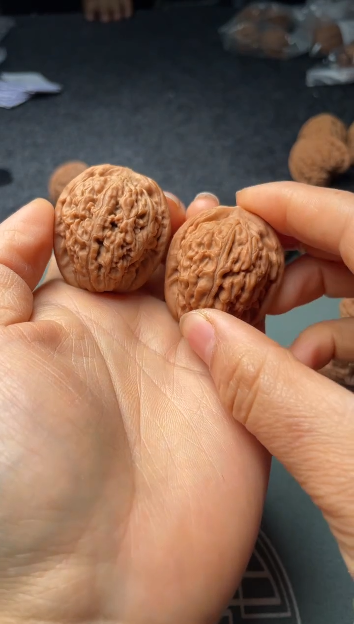 把件文玩核桃w307  莲花 35尺