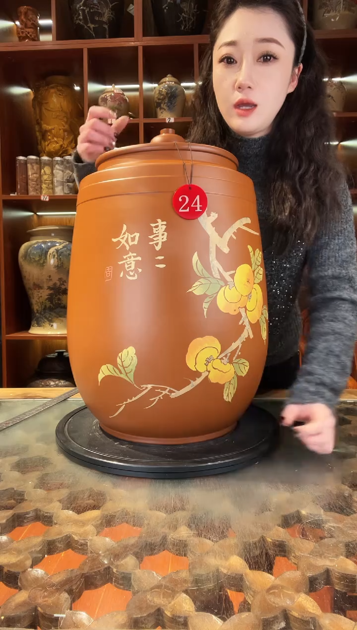 【闪购商品】缸云南建水紫陶30升水缸@24