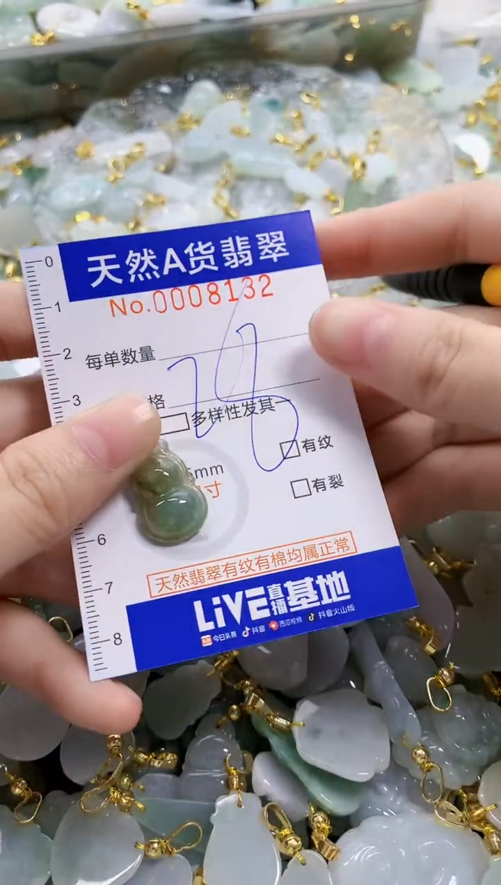 颈饰未镶嵌翡翠天然A货翡翠