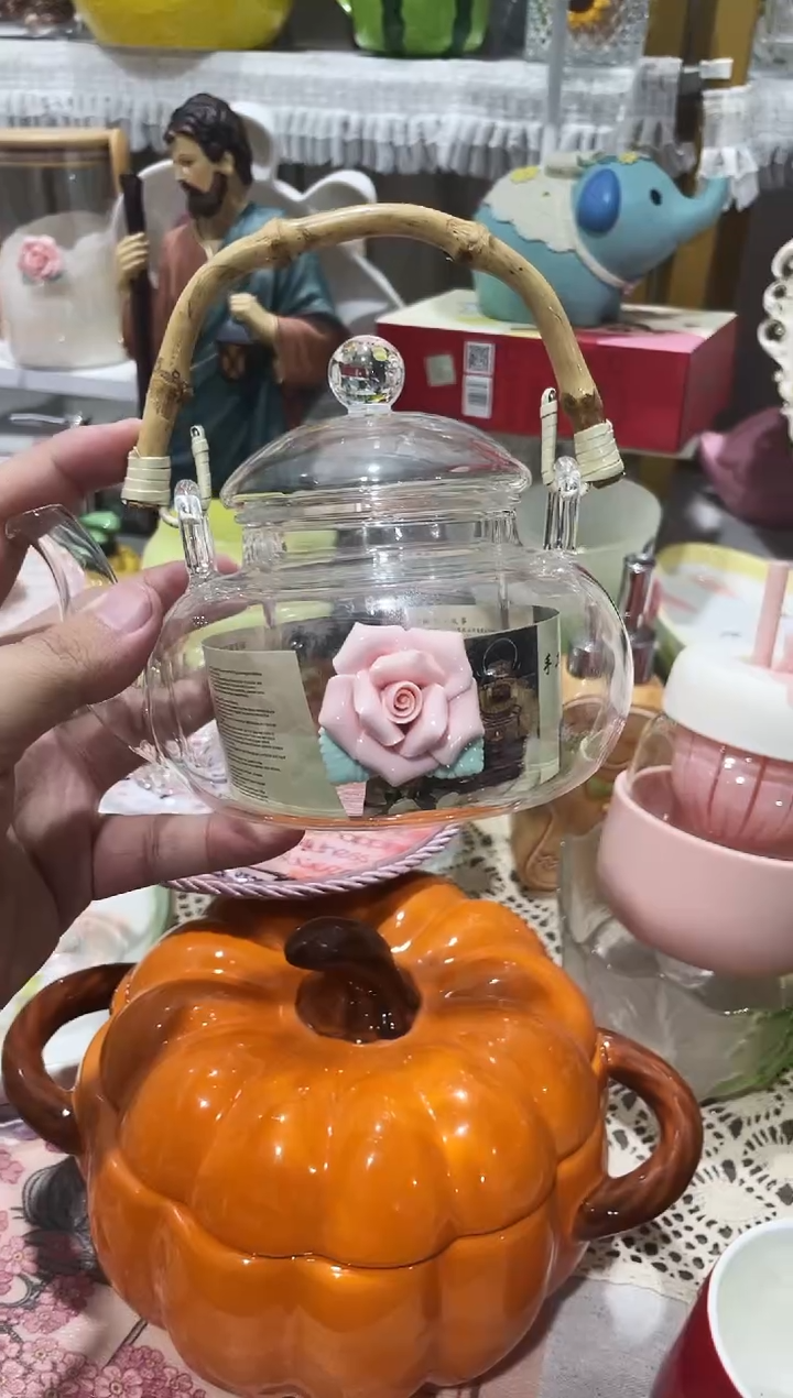 瓷片煮茶壶  开播福利款，拼手速