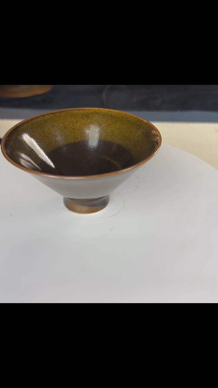 【闪购商品】蔚县手工粗陶作品茶器斗笠杯