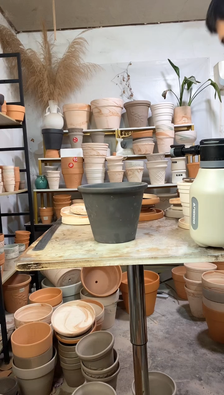 瑕疵无售后20*16黑陶 1盆无托