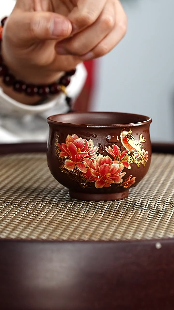紫砂茶碗紫砂杯子