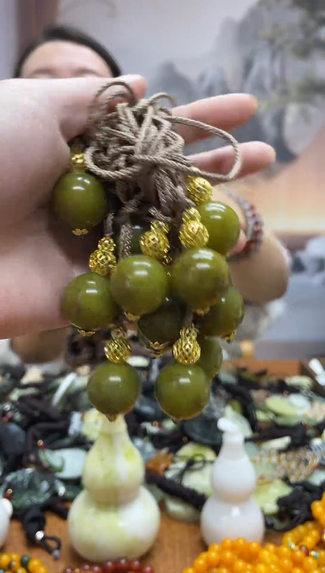 未镶嵌岫玉吊坠多样性发货拍一发一