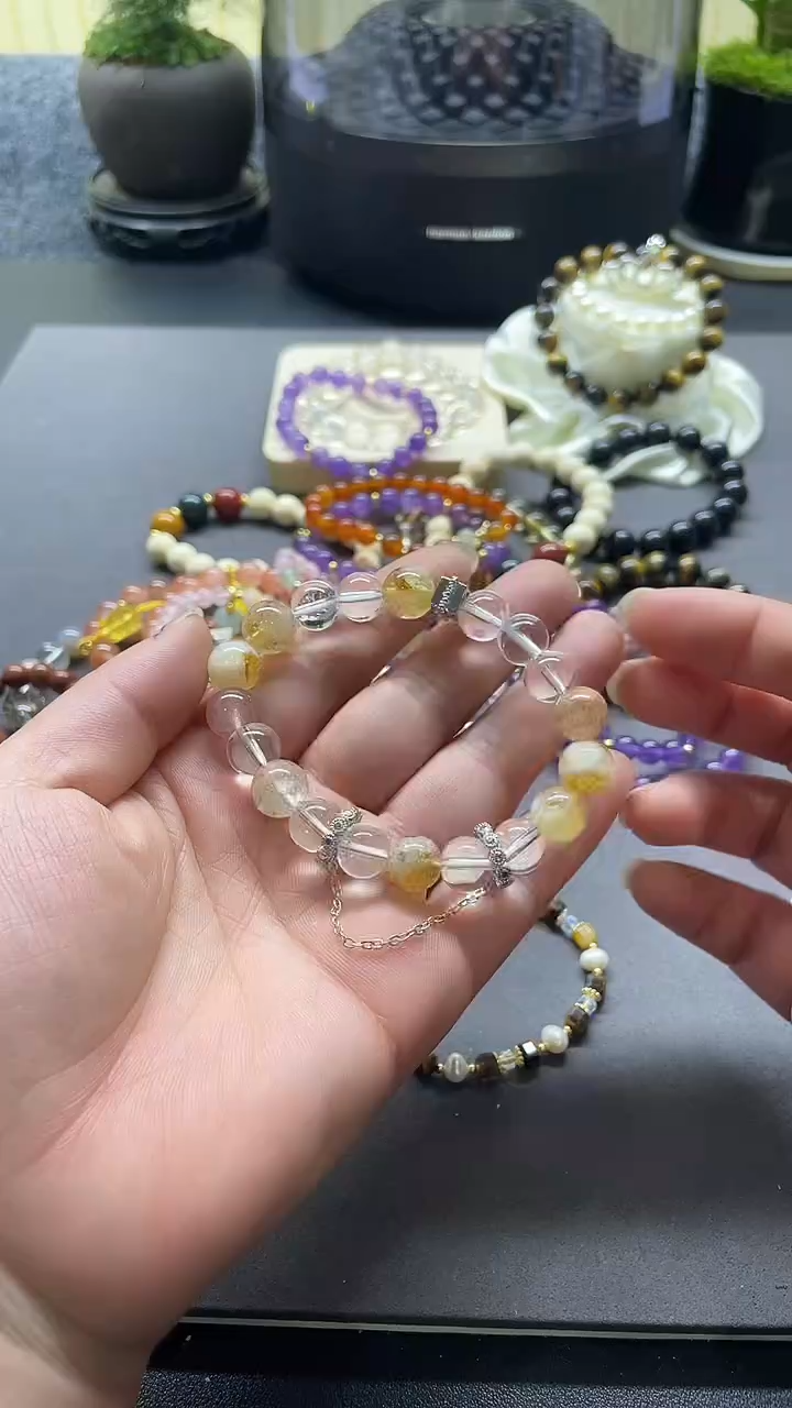 【闪购商品】水晶手链合金浮力A190128