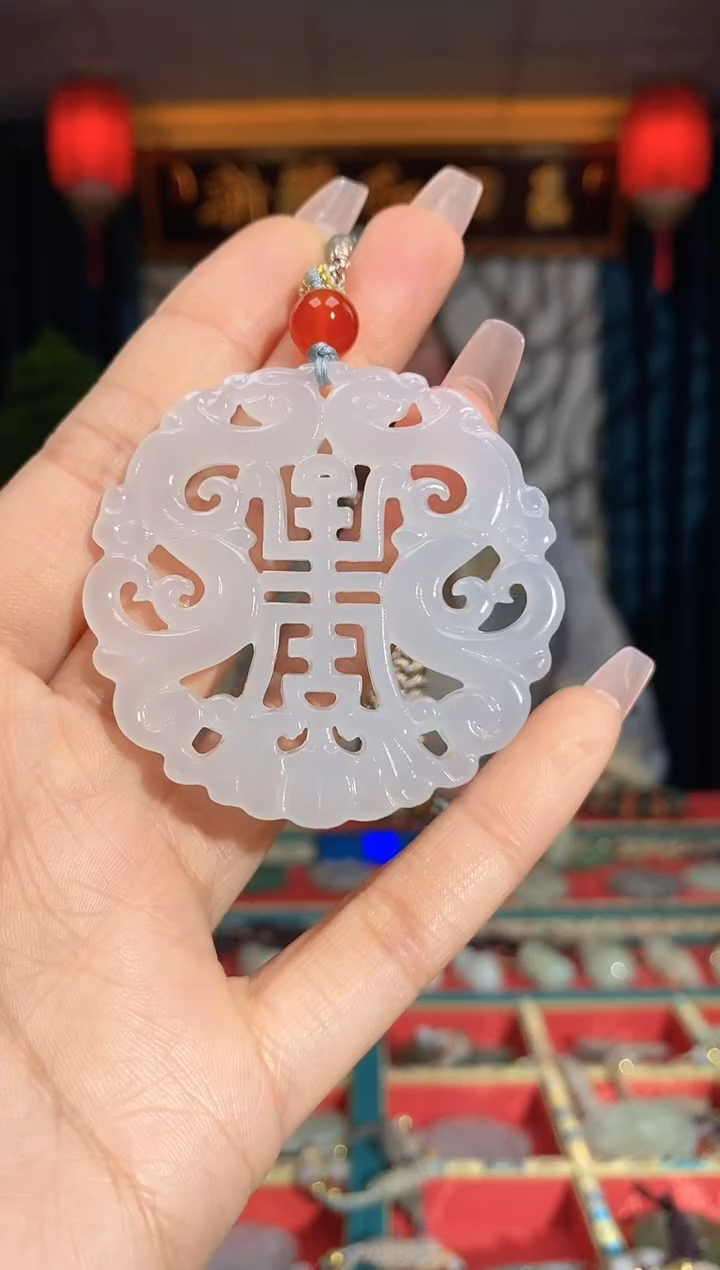 【闪购商品】和田玉颈饰未镶嵌福寿