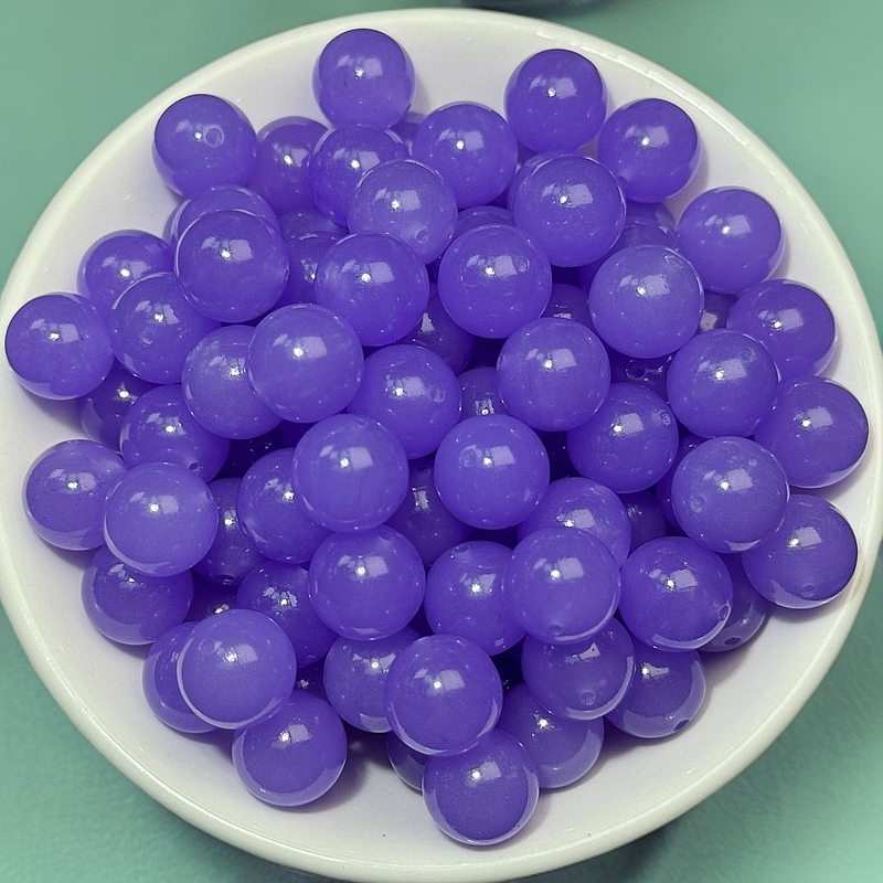 【优品甄选】天然散珠紫罗兰12mm 20颗 宠1颗（赠弹力绳）E011