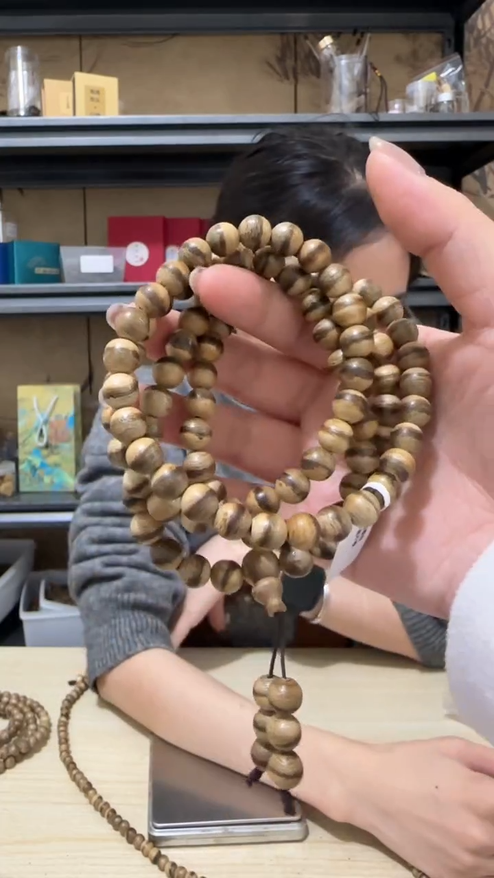 【闪购商品】沉香手串39号马泥涝野料多圈多样性一条卡8