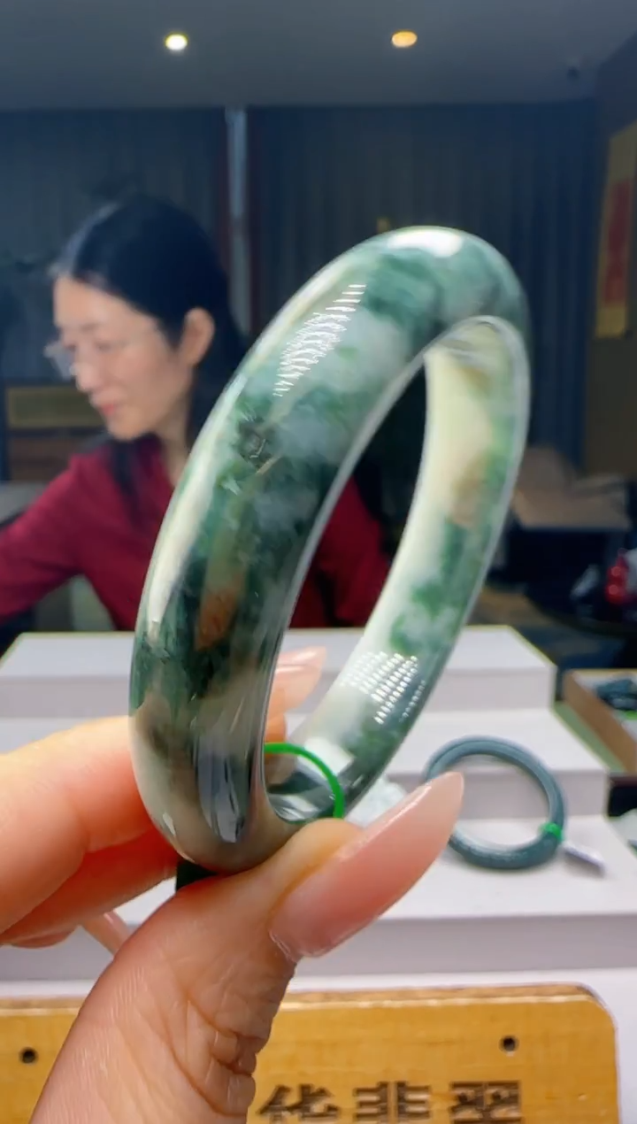 未镶嵌手镯翡翠YJ@@60B7J18687
