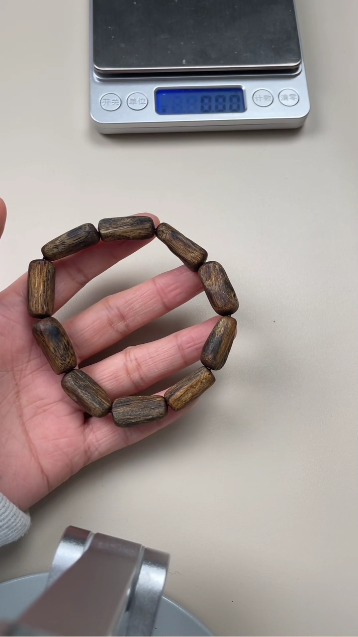 【闪购商品】沉香手串国香种植奇楠沉香手串单圈随形10.02g
