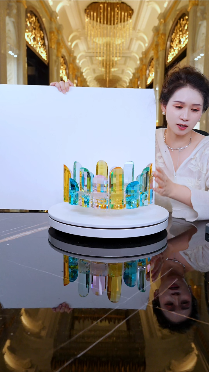 摆件LF0093皇冠艺术果盘