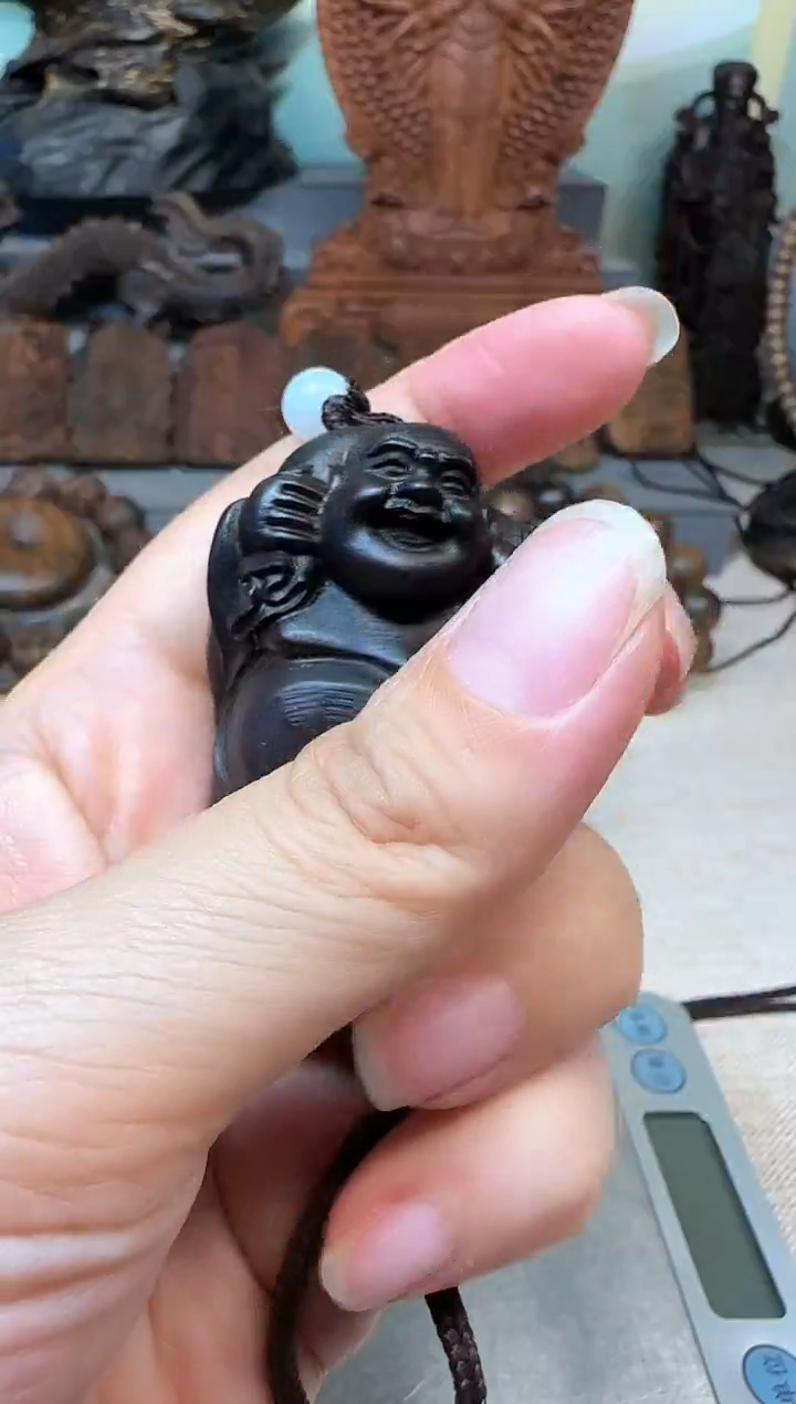 沉香碎屑沉香木印尼加里曼丹布袋弥勒