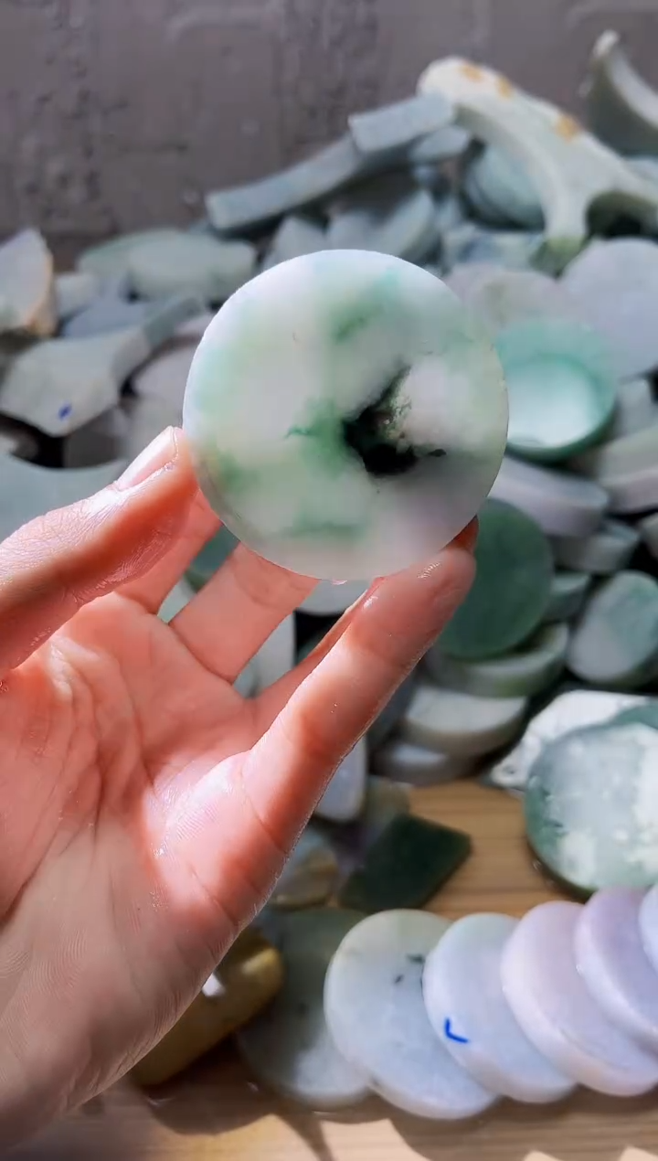 裸石翡翠翡翠a货正品玉石古陈282