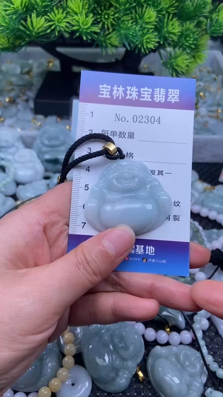 颈饰未镶嵌翡翠天然缅甸翡翠2304