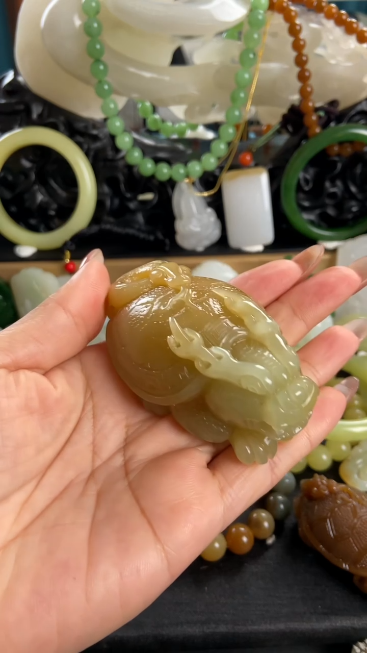 未镶嵌手链和田玉手把