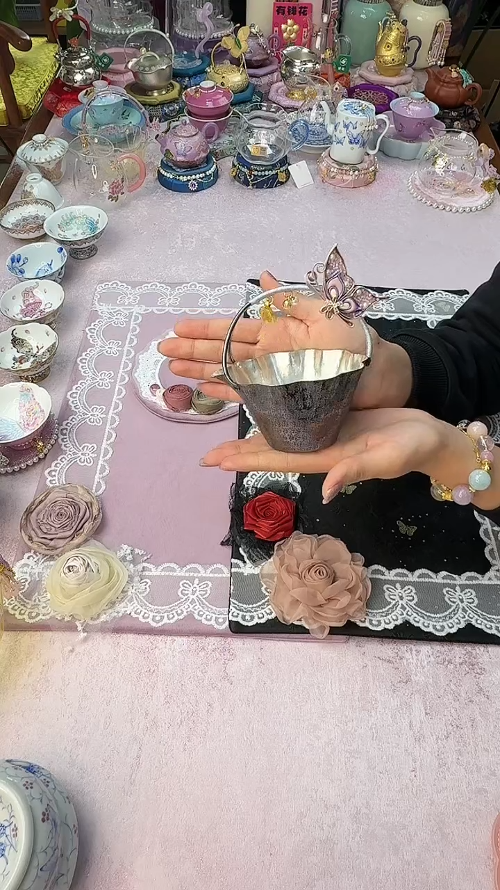 46紫皮公杯 带蝴蝶编织