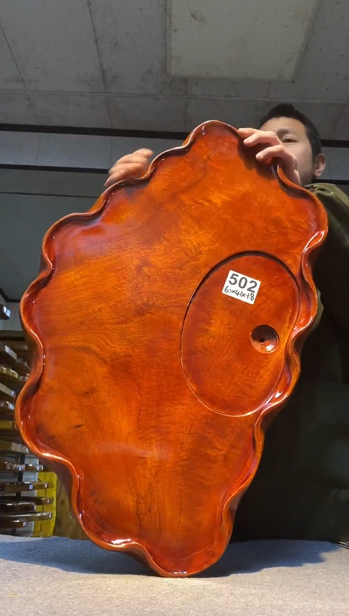 实木茶盘 一物一拍（不含配件）