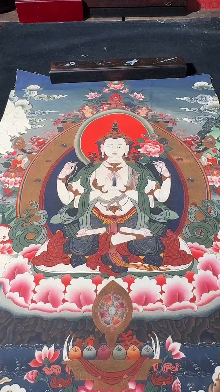 卷轴画藏式珍藏彩绘艺术馆157