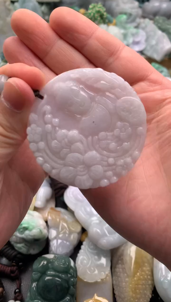 吊坠(不含链)未镶嵌翡翠1
