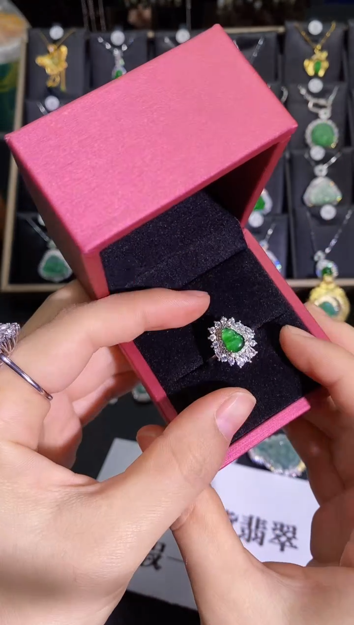 【闪购商品】翡翠戒指未镶嵌葫芦戒指