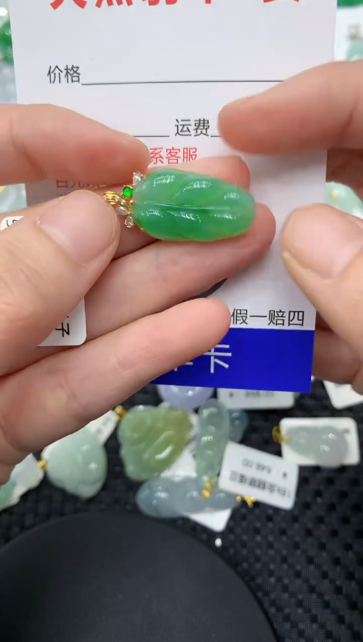 【闪购商品】翡翠颈饰18K金镶嵌111111111111