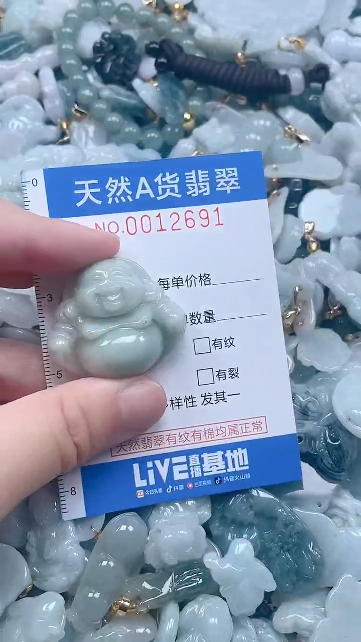 翡翠未镶嵌吊坠(不含链)1