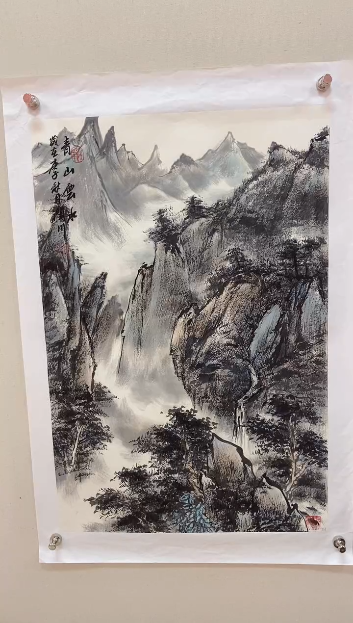 【闪购商品】国画贺润川老师国画作品33
