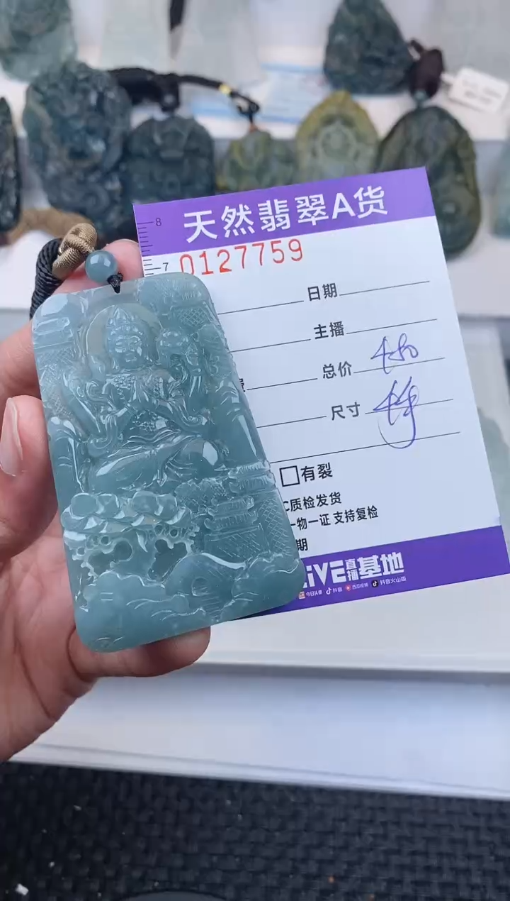【闪购商品】翡翠颈饰未镶嵌       759