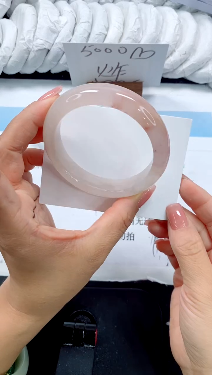 未镶嵌手镯石英质玉54-58.2