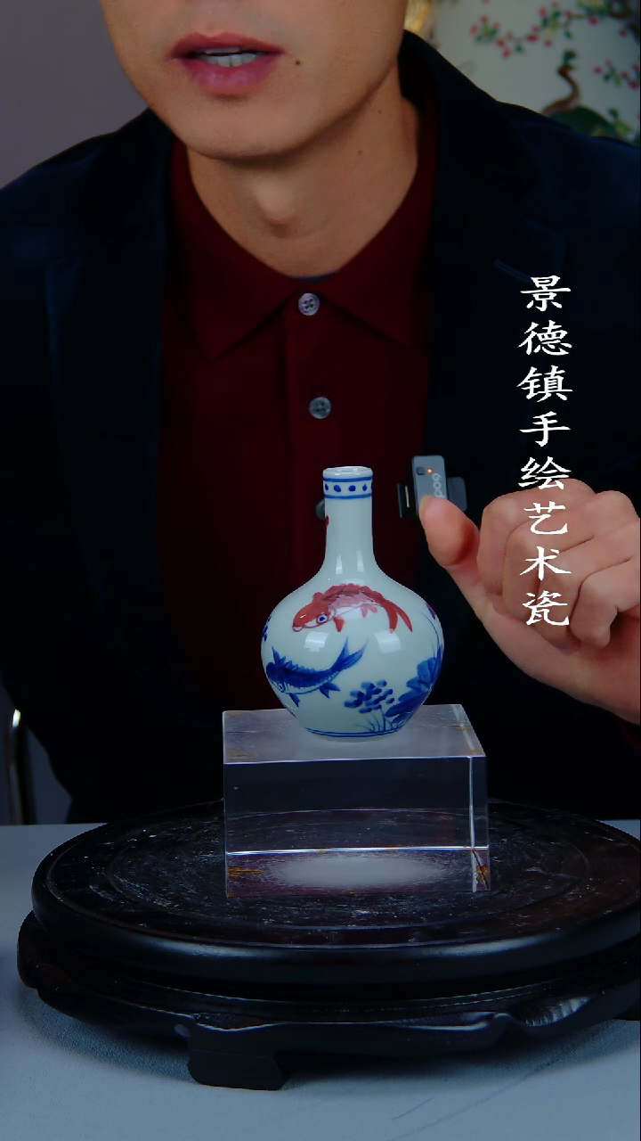 摆件陶瓷景德镇手工手绘陶瓷摆件13