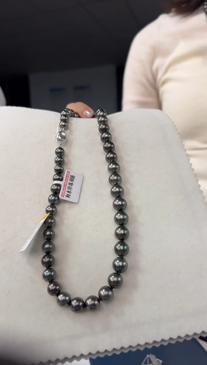 未镶嵌项链海水珍珠海水大溪地珍珠项链