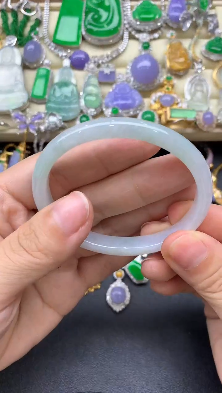 【闪购商品】翡翠手镯未镶嵌348-中国好珍宝