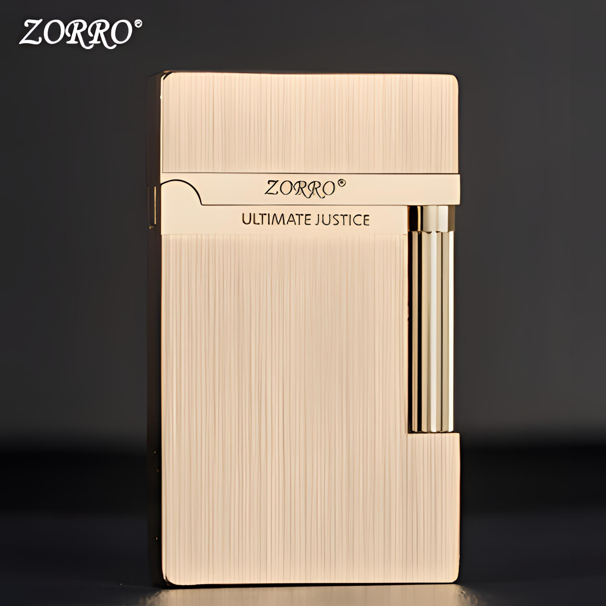 ZORRO六星超凡金拉丝朗声打火机