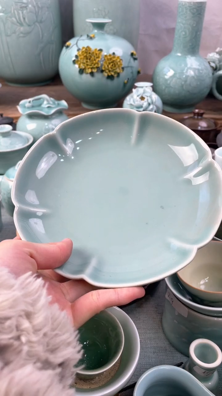 【闪购商品】特价 微瑕 慧仙青瓷