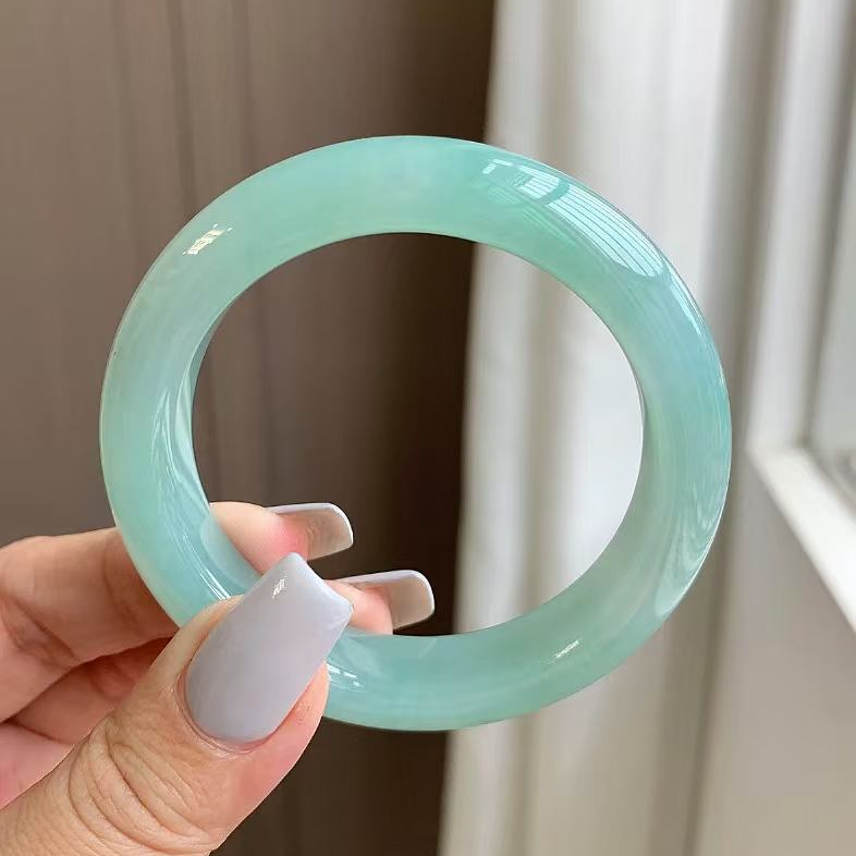 天然A货手镯满色