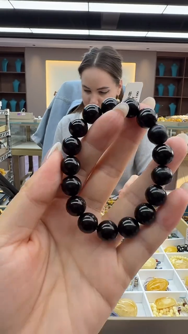 手链琥珀未镶嵌204秒拍号 假一罚三 10mm