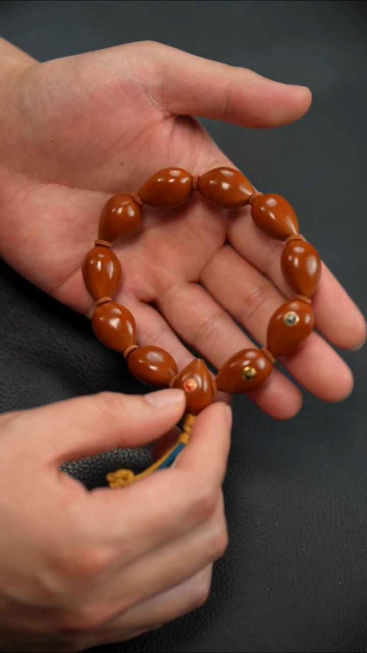 手串/手链橄榄核沐光--1.5精抛老油核三标款