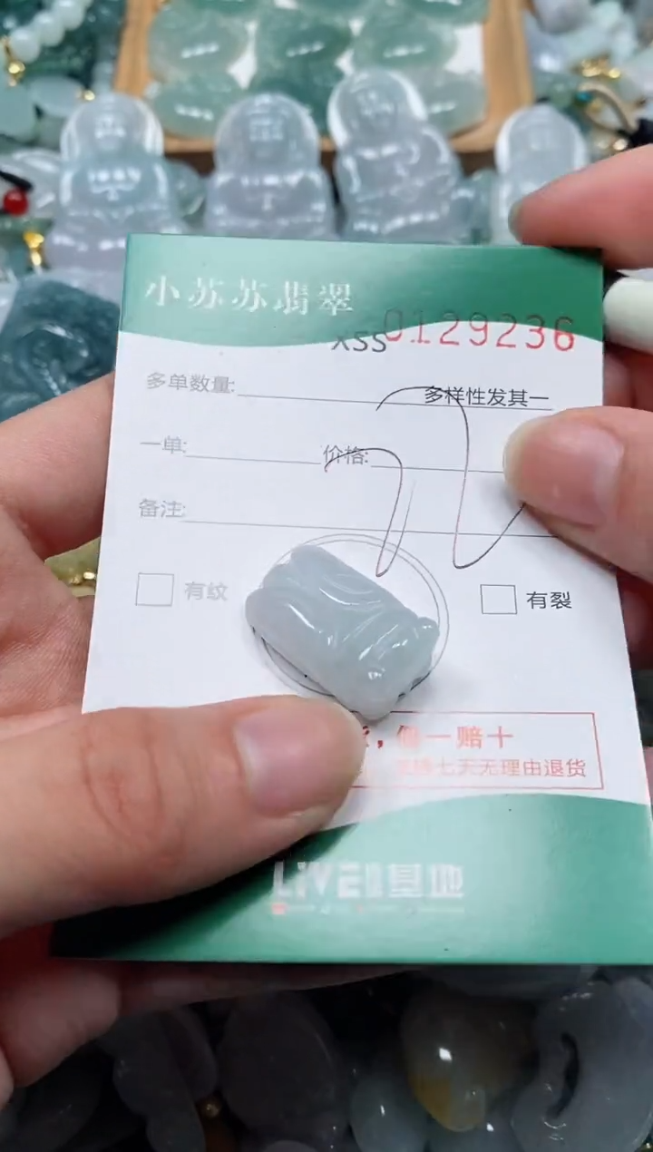 【闪购商品】翡翠颈饰未镶嵌闪购商品0129236