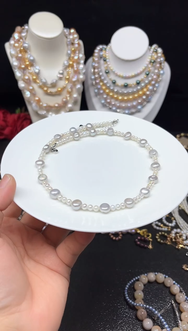 【闪购商品】淡水珍珠颈饰未镶嵌1