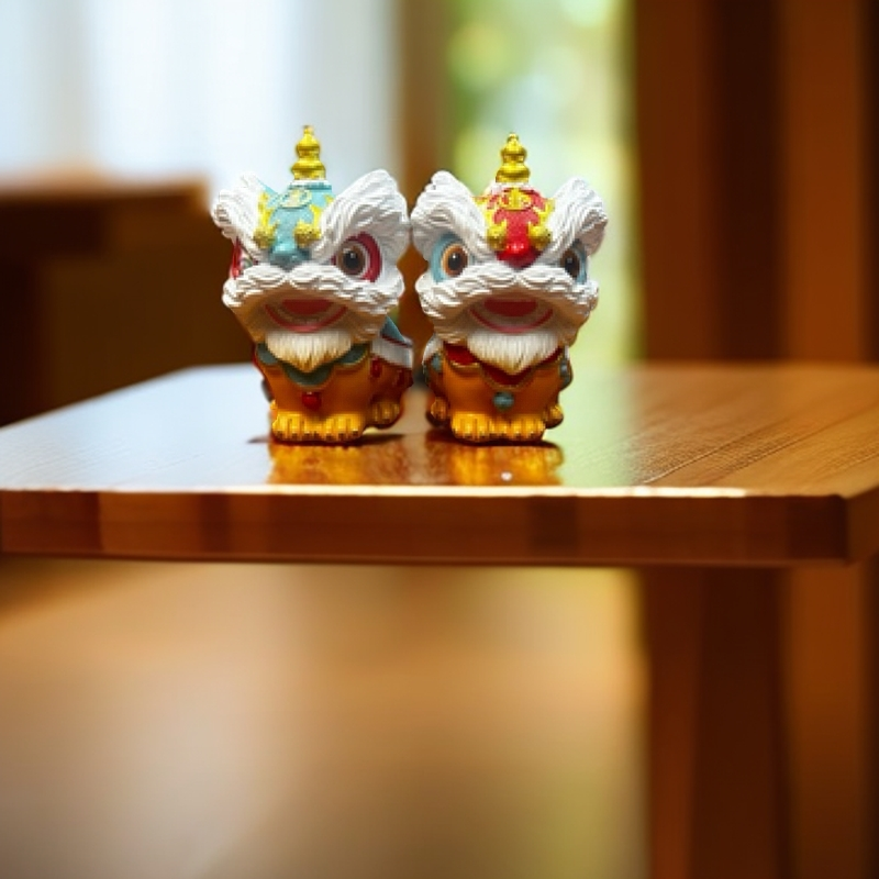 高端茶具醒狮茶宠小摆件